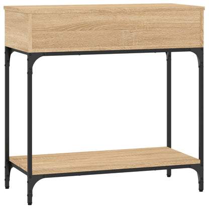 vidaXL Console Table Sonoma Oak 75x34,5x75 cm Engineered Wood