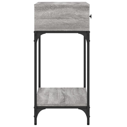 vidaXL Console Table Grey Sonoma 75x34,5x75 cm Engineered Wood