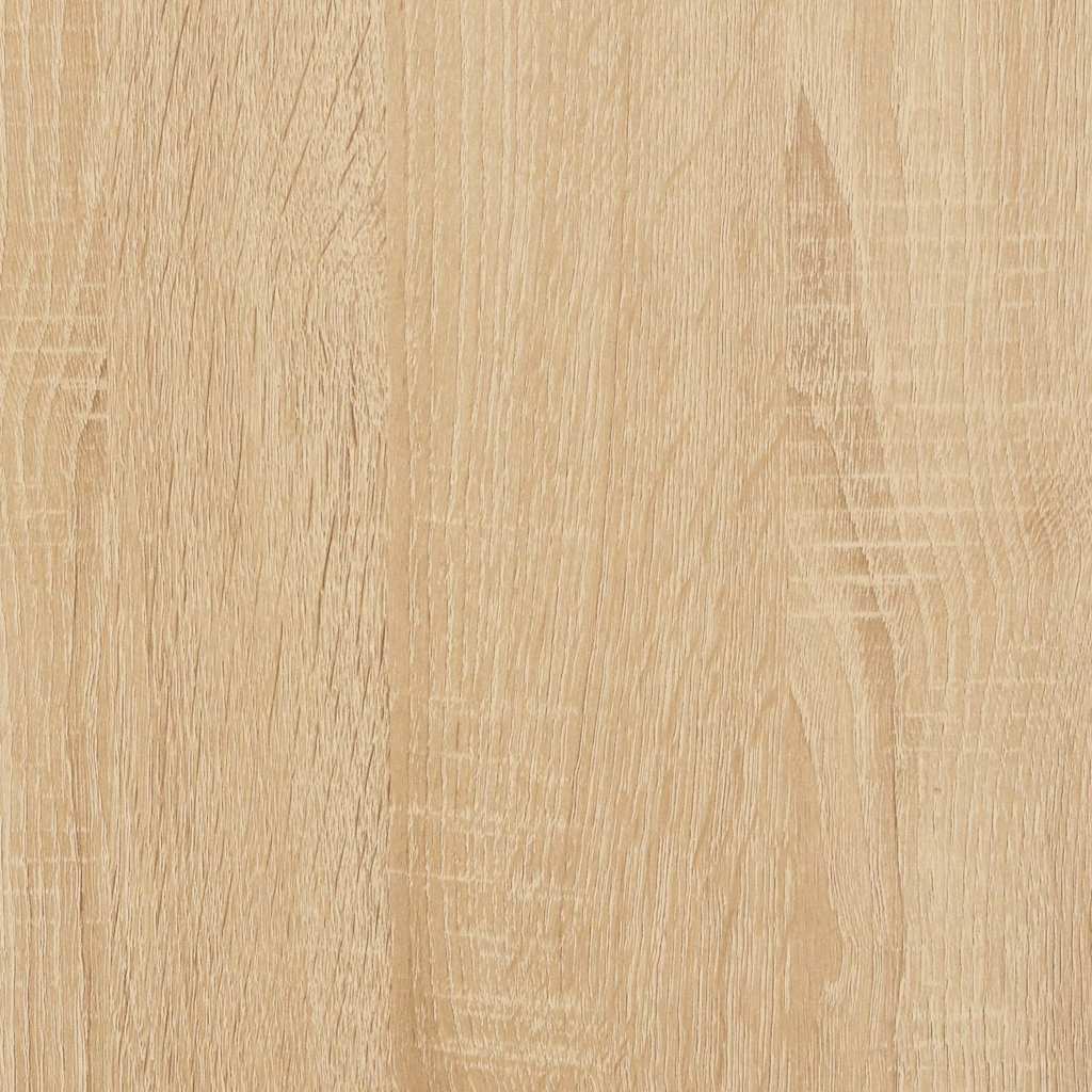 vidaXL Console Table with Drawers and Shelves Sonoma Oak Engineered Wood