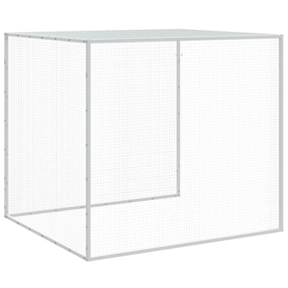 vidaXL Chicken Cage with Roof Anthracite 603x98x90 cm Galvanised Steel
