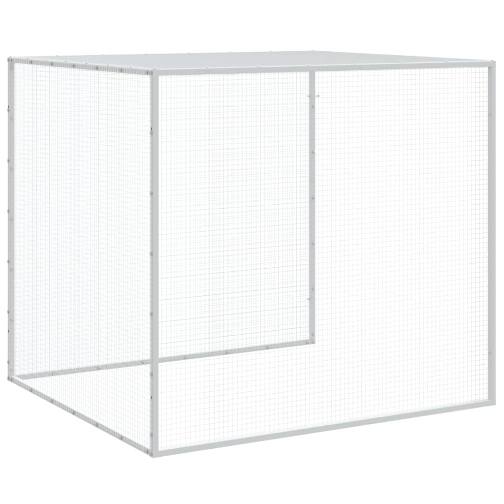 vidaXL Chicken Cage with Roof Anthracite 1003x98x90 cm Galvanised Steel