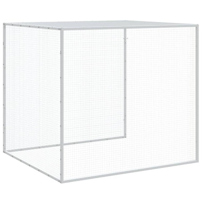 vidaXL Chicken Cage with Roof Anthracite 1003x98x90 cm Galvanised Steel