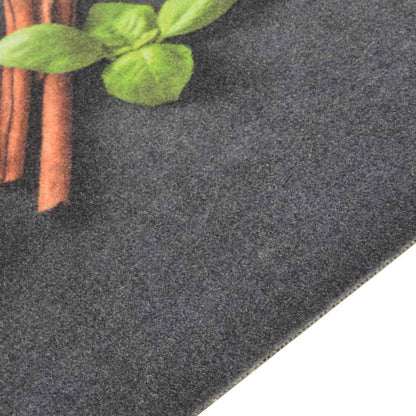 vidaXL Kitchen Rug Washable Spices 60x300 cm Velvet
