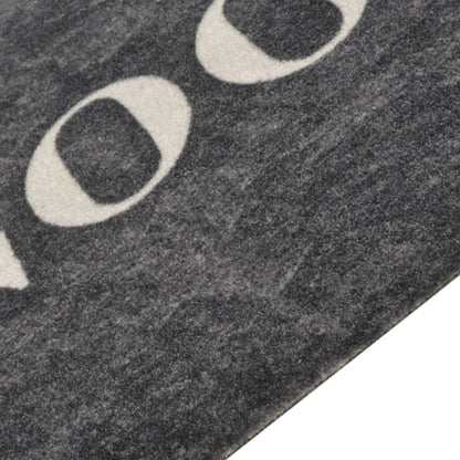 vidaXL Kitchen Rug | Black | Velvet (100% polyamide), Latex | 60x180 cm