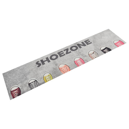 vidaXL Kitchen Rug Washable Shoezone 60x300 cm Velvet