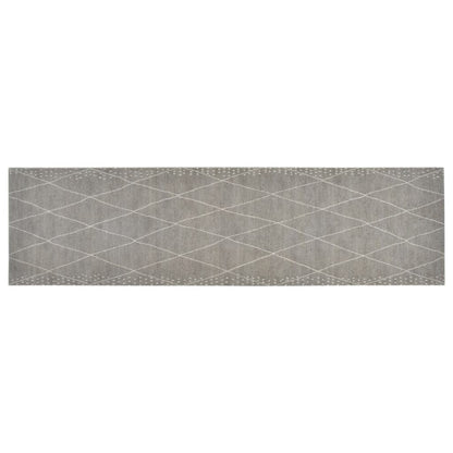 vidaXL Kitchen Rug Washable Rhombus 45x150 cm Velvet