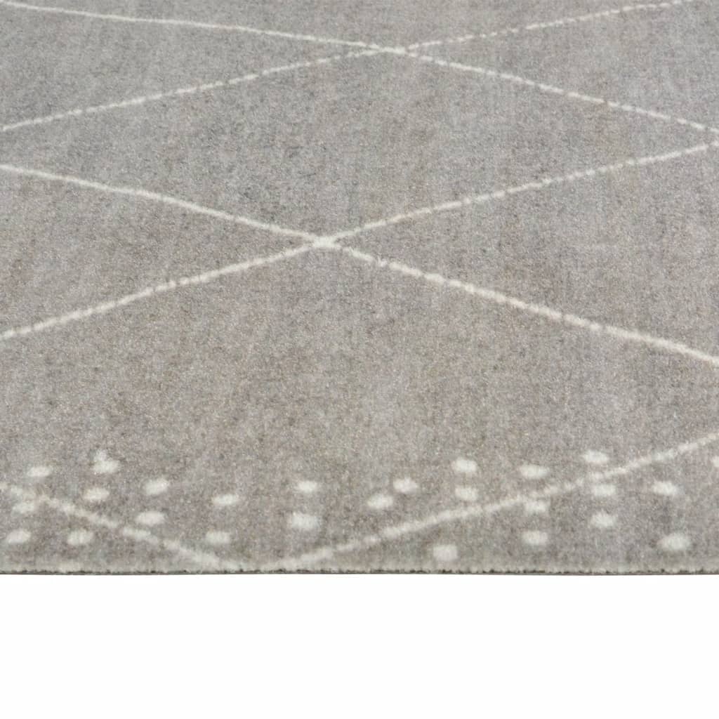 vidaXL Kitchen Rug Washable Rhombus 45x150 cm Velvet