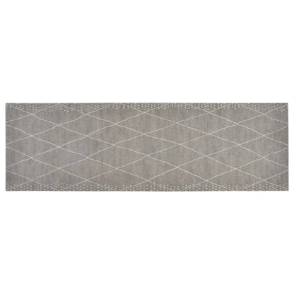 vidaXL Kitchen Rug Washable Rhombus 60x180 cm Velvet