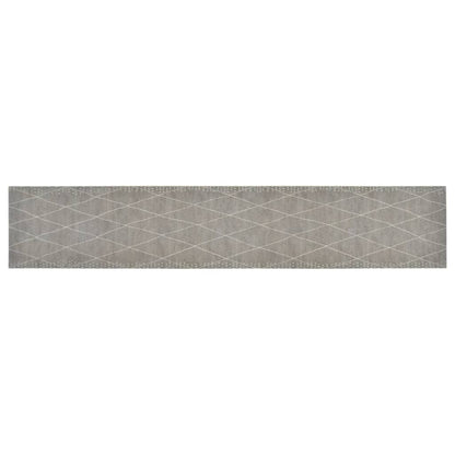 vidaXL Kitchen Rug Washable Rhombus 60x300 cm Velvet