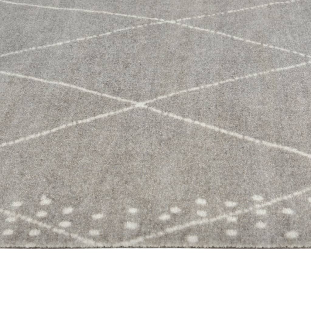 vidaXL Kitchen Rug Washable Rhombus 60x300 cm Velvet