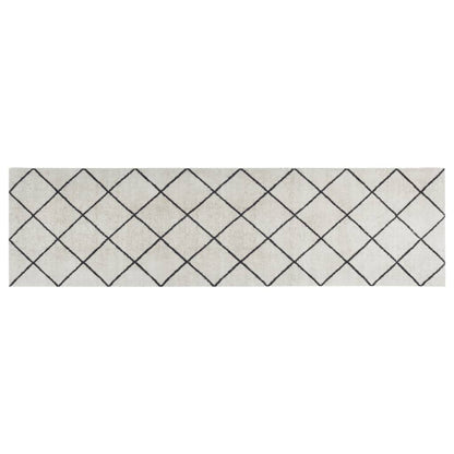 vidaXL Kitchen Rug Washable Square 45x150 cm Velvet