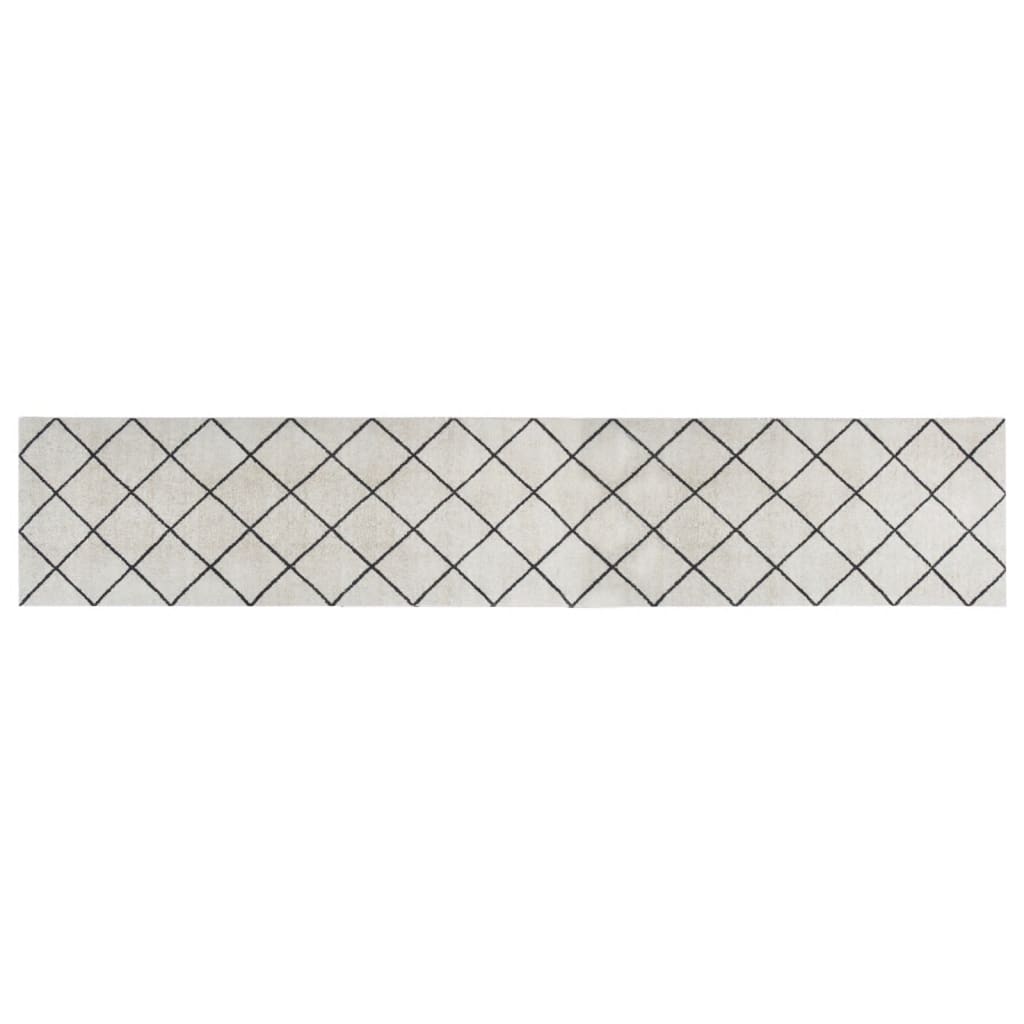 vidaXL Kitchen Rug Washable Square 60x300 cm Velvet