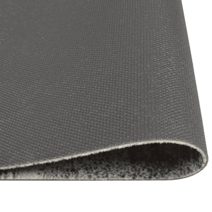 vidaXL Kitchen Rug Washable Beton 45x150 cm Velvet