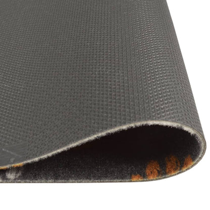 vidaXL Kitchen Rug Washable Paws 45x150 cm Velvet