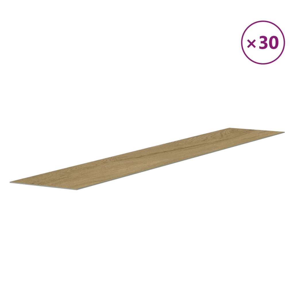 vidaXL Wall Panels Wood Look Brown PVC 4,12 m²