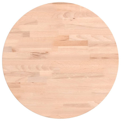 vidaXL Table Top Ø40x2.5 cm Round Solid Wood Beech