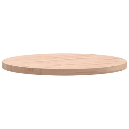 vidaXL Table Top Ø50x2.5 cm Round Solid Wood Beech