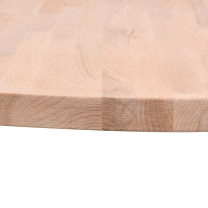 vidaXL Table Top Ø70x2.5 cm Round Solid Wood Beech