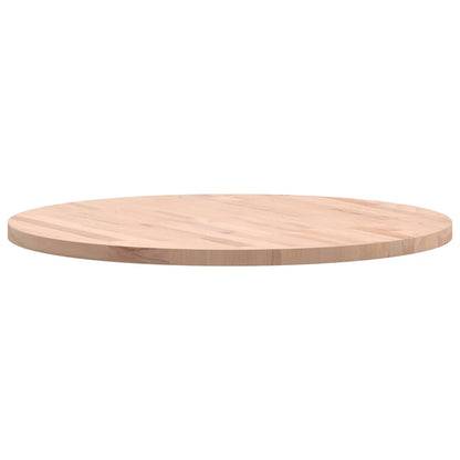 vidaXL Table Top Ø70x2.5 cm Round Solid Wood Beech