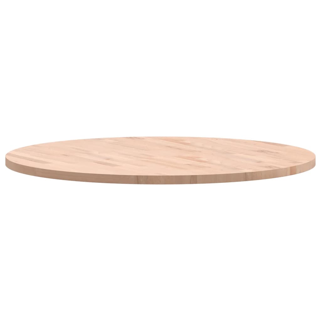 vidaXL Table Top Ø90x2.5 cm Round Solid Wood Beech