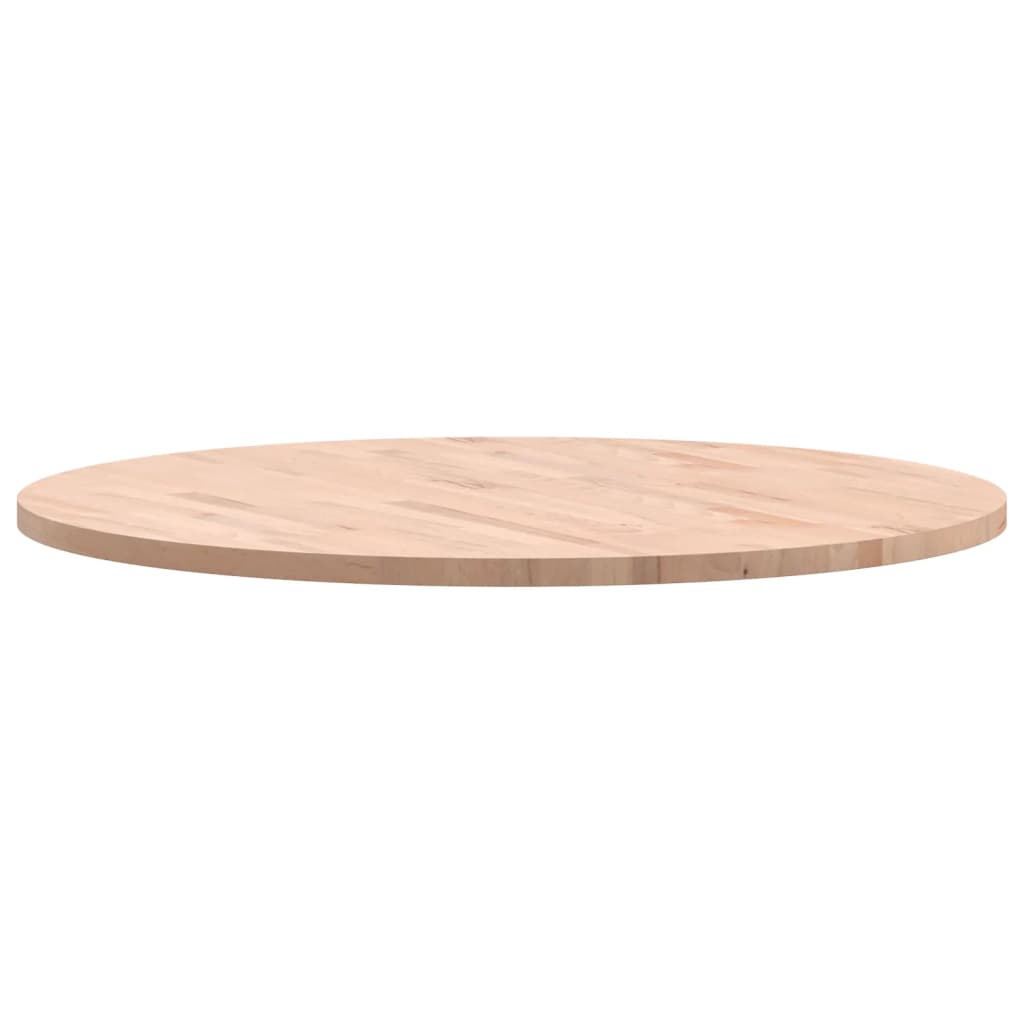 vidaXL Table Top Ø90x2.5 cm Round Solid Wood Beech
