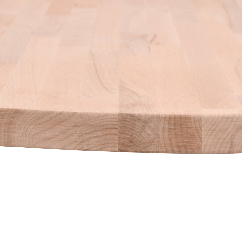 vidaXL Table Top Ø60x4 cm Round Solid Wood Beech