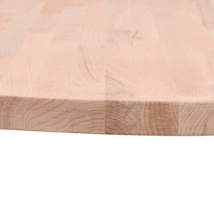 vidaXL Table Top Ø60x4 cm Round Solid Wood Beech