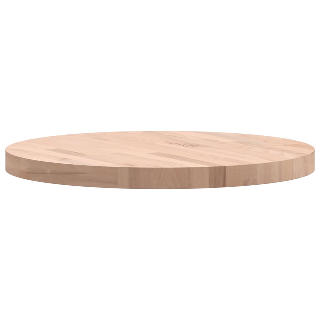 vidaXL Table Top Ø60x4 cm Round Solid Wood Beech