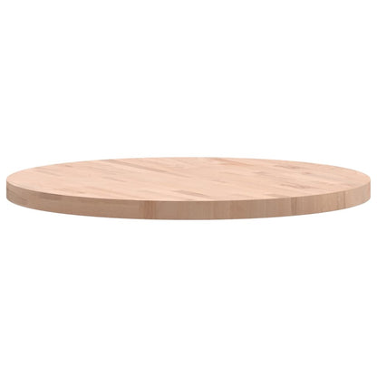 vidaXL Table Top Ø80x4 cm Round Solid Wood Beech