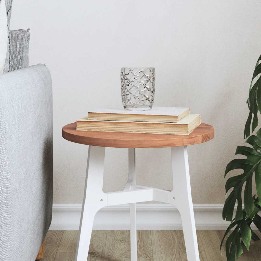 vidaXL Table Top Ø30x1.5 cm Round Solid Wood Beech