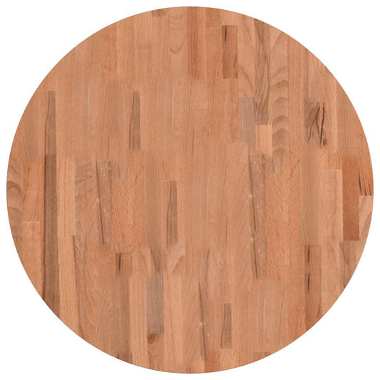 vidaXL Table Top Ø70x1.5 cm Round Solid Wood Beech