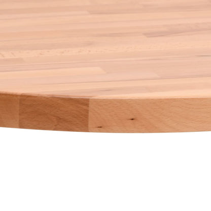 vidaXL Table Top Ø90x1.5 cm Round Solid Wood Beech