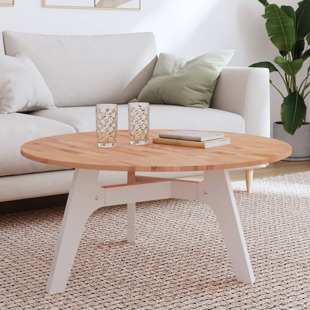 vidaXL Table Top Ø90x1.5 cm Round Solid Wood Beech
