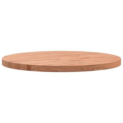 vidaXL Table Top Ø50x2.5 cm Round Solid Wood Beech