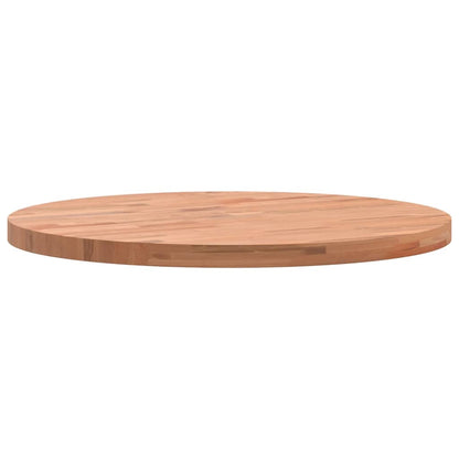 vidaXL Table Top Ø50x2.5 cm Round Solid Wood Beech