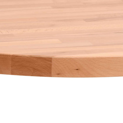 vidaXL Table Top Ø50x4 cm Round Solid Wood Beech