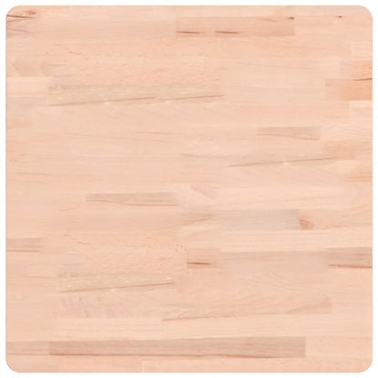 vidaXL Table Top 50x50x1.5 cm Square Solid Wood Beech