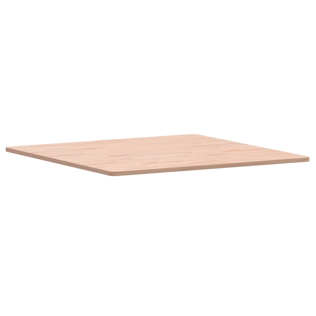 vidaXL Table Top 80x80x1.5 cm Square Solid Wood Beech