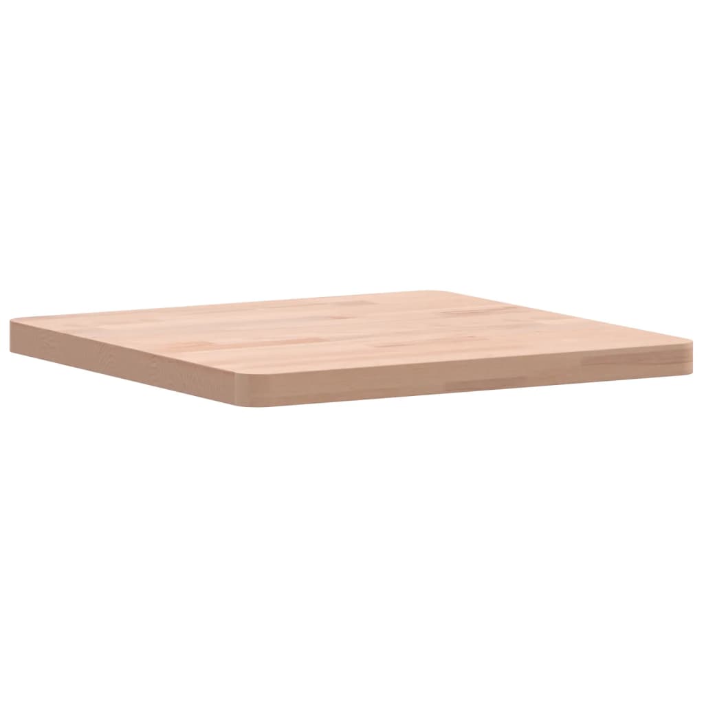 vidaXL Table Top 40x40x2.5 cm Square Solid Wood Beech