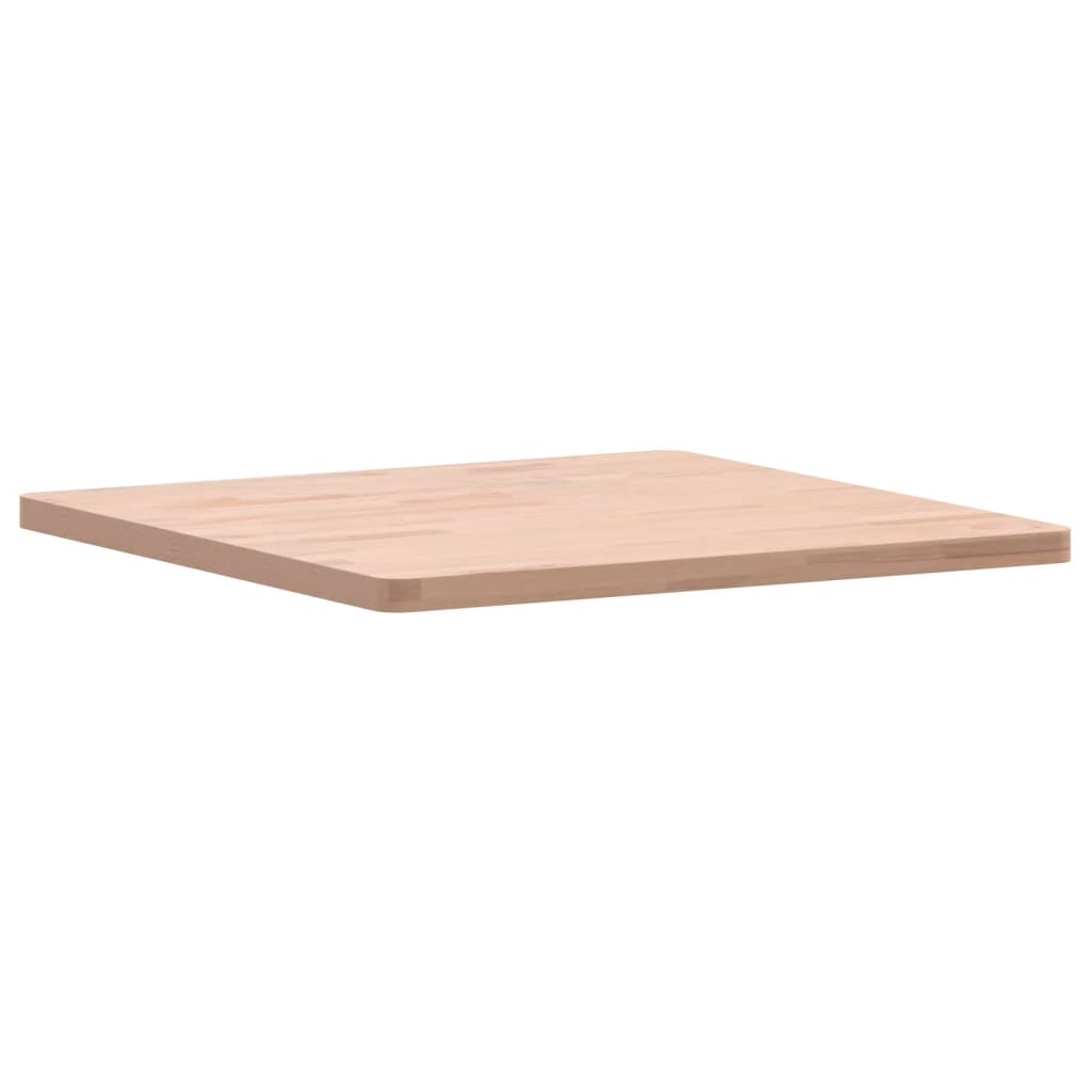 vidaXL Table Top 60x60x2.5 cm Square Solid Wood Beech