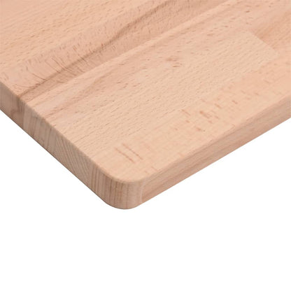 vidaXL Table Top 60x60x2.5 cm Square Solid Wood Beech