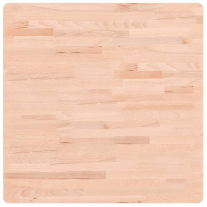 vidaXL Table Top 70x70x2.5 cm Square Solid Wood Beech