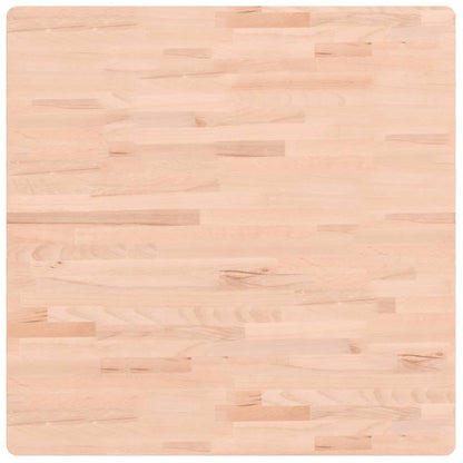 vidaXL Table Top 80x80x2.5 cm Square Solid Wood Beech