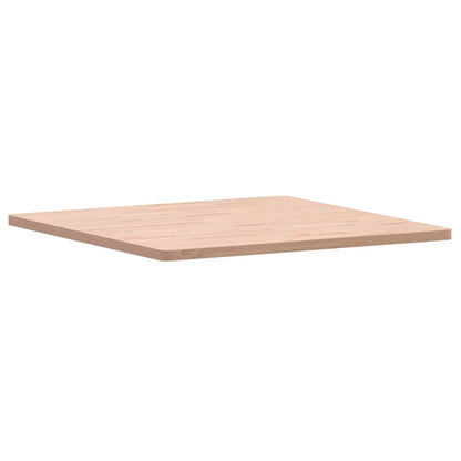 vidaXL Table Top 80x80x2.5 cm Square Solid Wood Beech