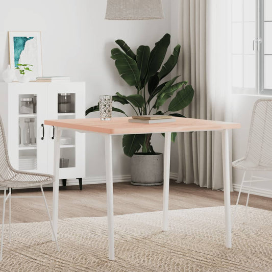 vidaXL Table Top 80x80x2,5 cm Square Solid Wood Beech