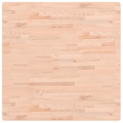 vidaXL Table Top 90x90x2.5 cm Square Solid Wood Beech