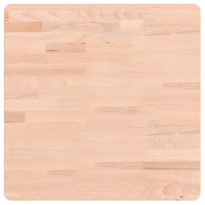 vidaXL Table Top 50x50x4 cm Square Solid Wood Beech