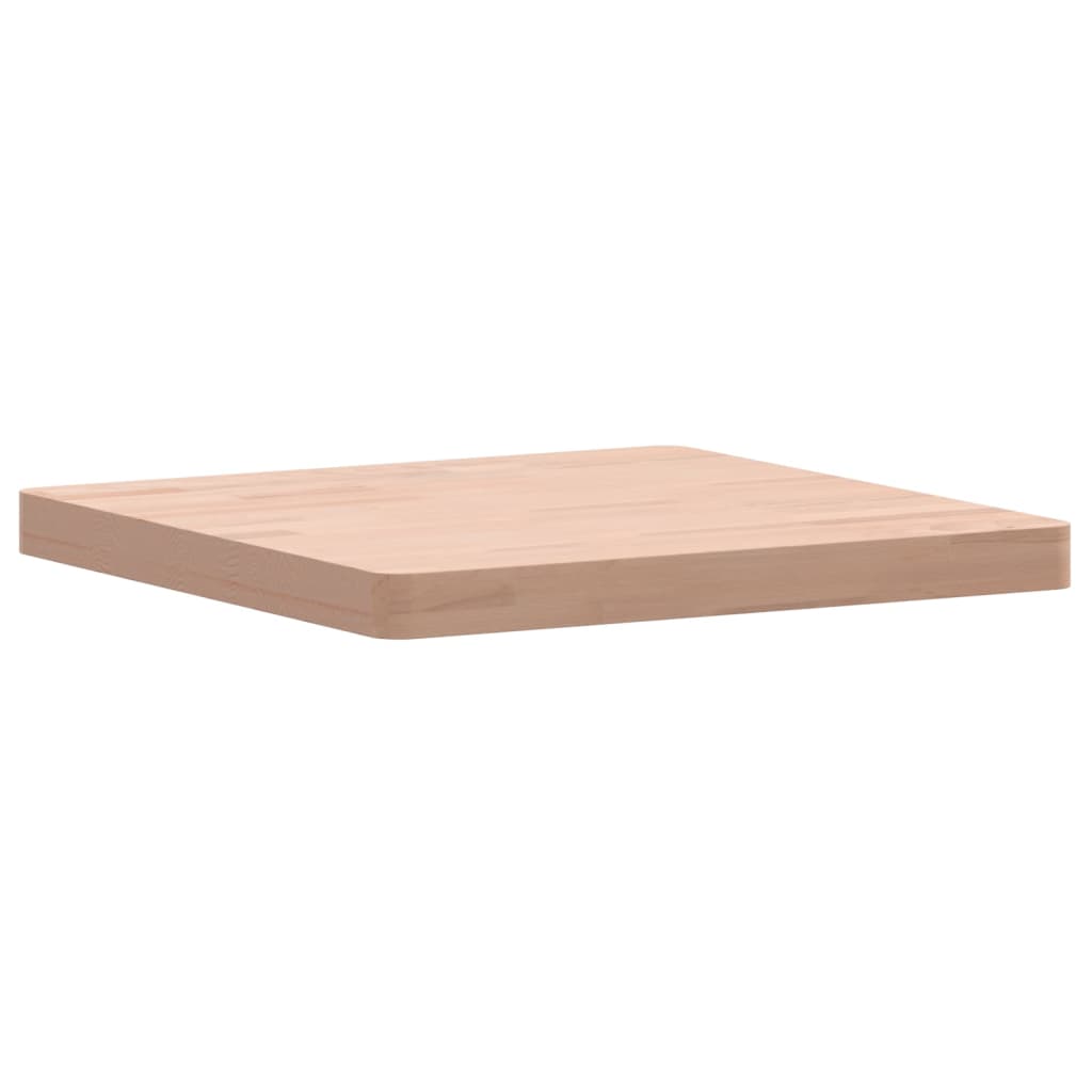 vidaXL Table Top 50x50x4 cm Square Solid Wood Beech