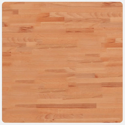 vidaXL Table Top 70x70x2.5 cm Square Solid Wood Beech