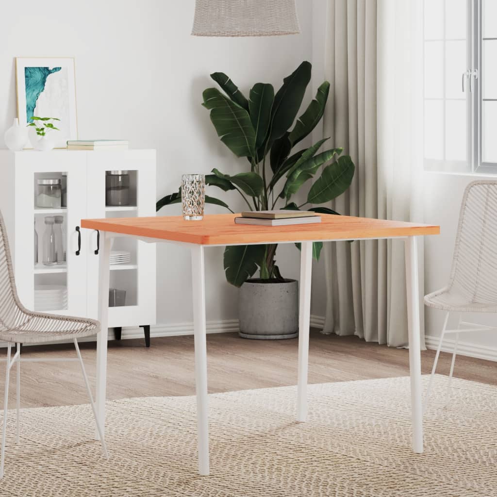 vidaXL Table Top 80x80x2,5 cm Square Solid Wood Beech